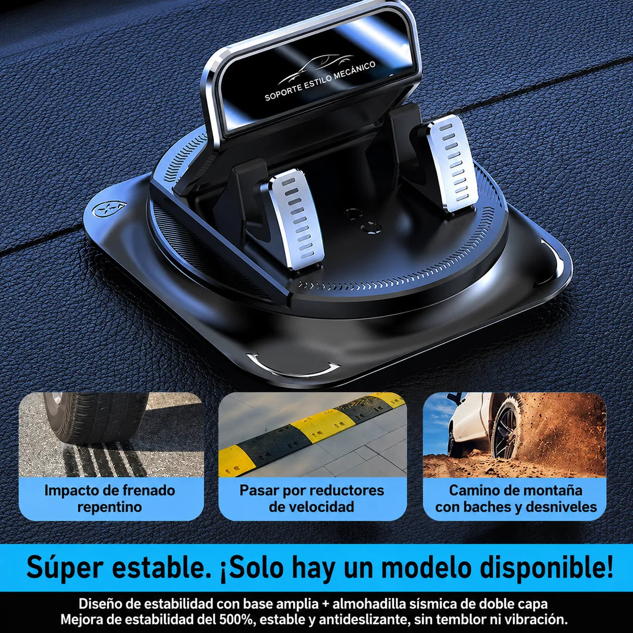 Soporte Premium para Celular con Rotación 360°